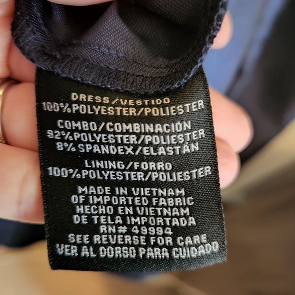 R&M Richards Blue and Gold Embellished Sequin Bow High Low Ball Gown Dress - Picture 10 of 12